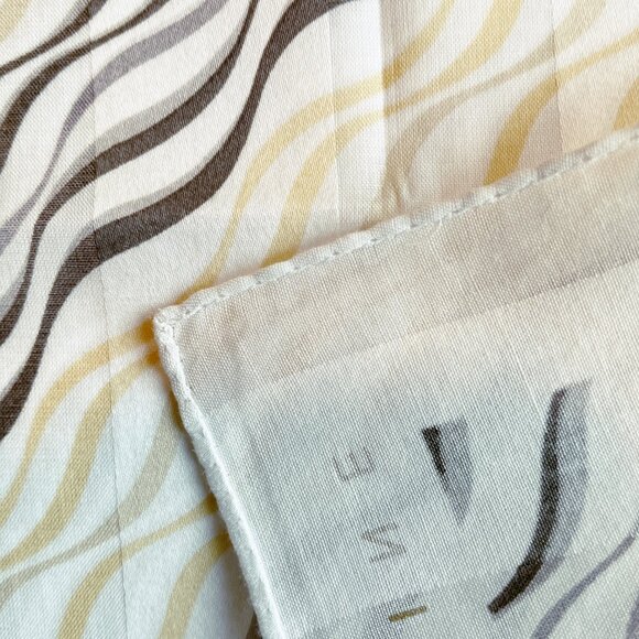 Celine Paris Vintage Geometric Print Handkerchief Scarf